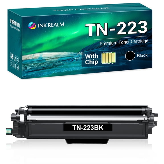 TN223 Toner Cartridge Compatible for Brother TN-223 TN-223BK TN223 TN-227 TN227 for MFC-L3750CDW HL-L3210CW HL-L3290CD HL-L3230CDW MFC-L3710CW Printer (Black, 1-Pack)