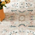 RUGKING 3x5 Vintage Floral Area Rug, NonSlip, Foldable, for Indoor, Living Room, Bedroom