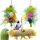 thumbnail image 1 of Paquete de 3 juguetes para masticar pájaros, juguetes pulverizadores de forraje, jaula para loros, juguete pulverizador, juguetes de lufa para pájaros, juguetes colgantes para cacatúas Conure Ormromra HMHZ930, 1 of 5