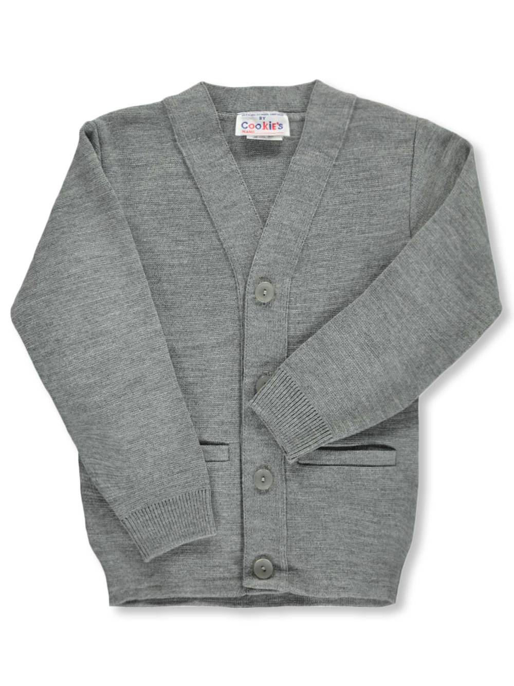 Cookie's Little Boys' Cardigan Sweater (Sizes 4 7) gray, 6 (Little