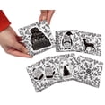 thumbnail image 6 of Inkdotpot Set of 6 Drink Coasters DecorativeNon,SlipCork Base4-inch Square PrintedCoastersEasy Clean- Christmas Winter, 6 of 8