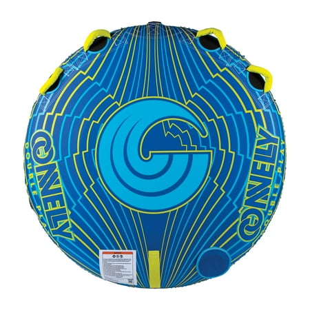 CWB Connelly Double Play 2 Person Flat Round Inflatable Towable Inner Tube