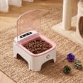 thumbnail image 3 of Clearance Automatic Cat Feeder, Smart Motion Sensor Auto Open Lid with Timer, Sealed Fresh Bowl with Ice Bag Slot for Dry and Wet Food, Easy Clean for Cats Small Dogs, 3 of 6