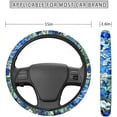 thumbnail image 5 of America Flag Camouflage Car Steering Wheel Cover Stretch-on Fabric Neoprene Comfortable Grip Automotive Steering Wheel Protector Adult Anti-Slip Universal 14-15 inch Machine Washable, 5 of 10