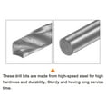 thumbnail image 4 of Uxcell 10pack Brocas Extra Largas, Broca HSS de 3.2mm con Acero de Alta Velocidad de 100mm de Longitud para Metal, Madera y Plástico, 3.2mmx120mm, 4 of 5