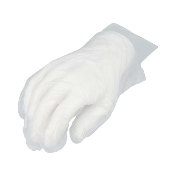 MMBM 20000 Pieces HDPE Food Service Poly Gloves Clear 1.5 Mil Disposable Powder Free Latex Free Large Non Sterile