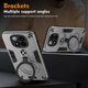 thumbnail image 4 of For Xiaomi Redmi Note 14 Pro 5G Case Rotatable Kickstand PC TPU Drop Protection Phone Cover - Black, 4 of 5