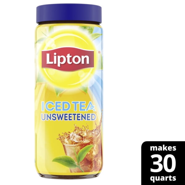 Lipton Black Iced Tea Mix Unsweetened 30 qt