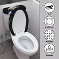 thumbnail image 4 of HELLHERO Eagle American Flag Stylish Polyester Toilet Cover Set Elastic Edge Adds Holiday Charm Toilet Seat Covers Fits All Toilet Shapes for Toilet, 4 of 8