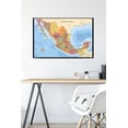 thumbnail image 4 of Map - Mexico Wall Poster, 22.375" x 34" Framed, 4 of 4