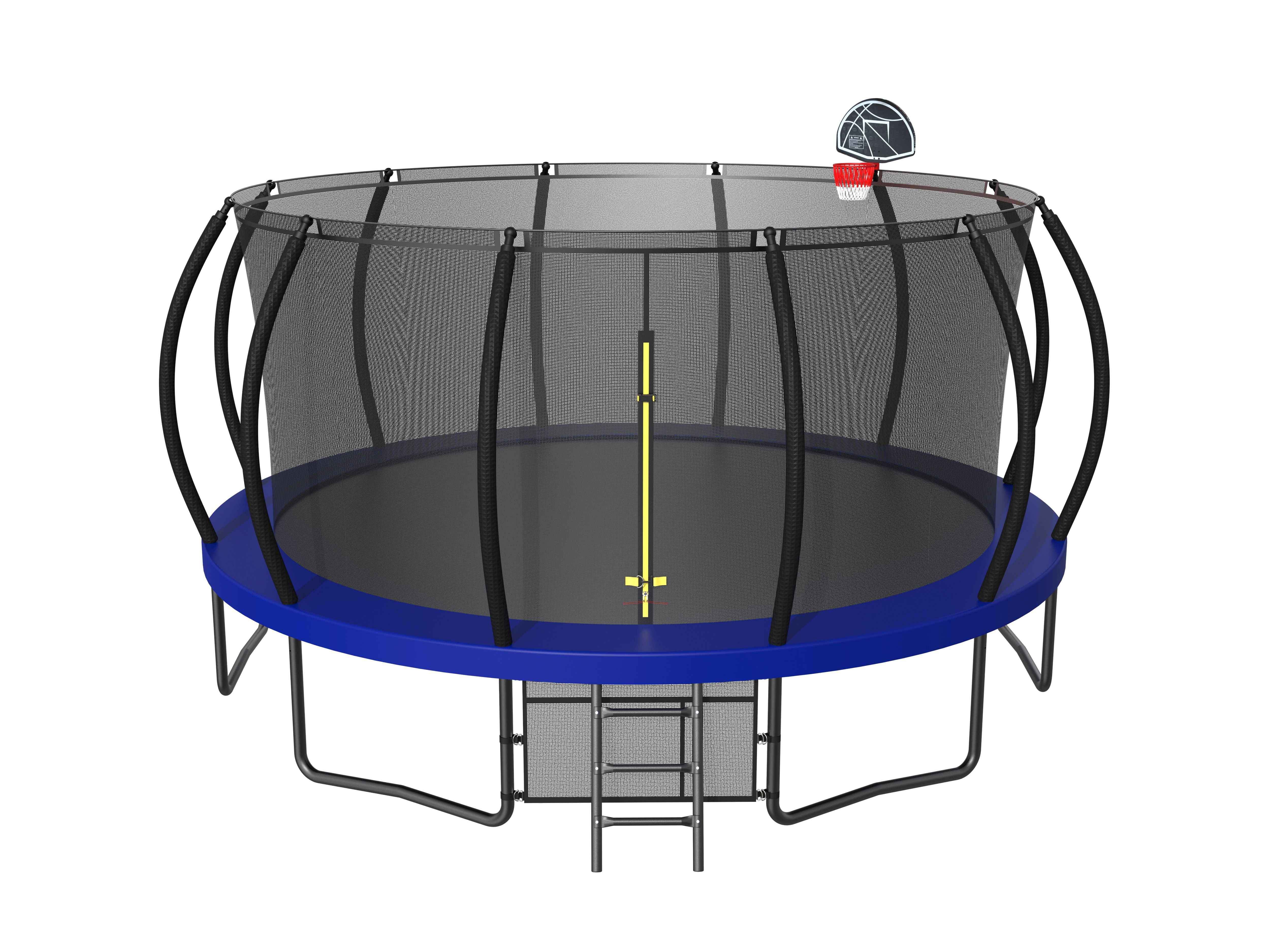 Lykos 16FT Trampoline with Basketball Hoop Recreational Trampolines