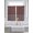 Brown Red, variant on Boho Brown Flower Bathroom Window Curtain, Abstract Bohemia Pesley Floral Light Filtering Coffee Kitchen Curtains, Bedroom Living Room Curtains 2 Panel 84"x54"