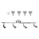 thumbnail image 2 of Lámpara de de techo LED de 4 vías Iluminación de estar Blanco claro Yuyangstore foco de techo ajustable, 2 of 8