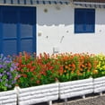 thumbnail image 6 of 10 Bundles Artificial Fake Flowers Outdoor UV Resistant Plastic Flowers Faux Hanging Greenery Shrubs Plants Arrangement Flowers for Backyard Window Box Porch Patio Garden Home Office Wedding Decor, 6 of 8