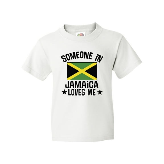 Inktastic Jamaican Vacation Someone in Jamaica Loves Me Youth T-Shirt