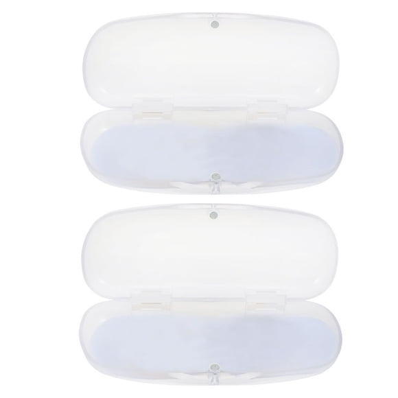 HLONK Case Glasses Eyeglass Box Hard Shell Clear Eyeglasses Sunglass Storage Spectaclesportable Protector Waterproof