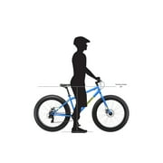 Mongoose Dolomite Adult Fat Tire Mountain Bike, 26-Inch Wheels, Light Blue