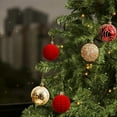thumbnail image 4 of 25PCS Christmas Ball Ornaments,Shatterproof Baubles,Rustic Xmas Tree Decorations with Glitter Sequin for Holiday Seasonal Decor Garland Wreath Parties Weddings,Mixed sets in various styles and sizes, 4 of 6