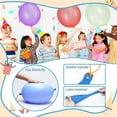 thumbnail image 3 of RUBFAC 36 Punch Balloons Punching Balloon Heavy Duty Party Favors For Kids, Bouncy Balls with Rubber Band Handle for Birthday Party, Goodie Bag, Stocking Stuffers for Kids, 3 of 10
