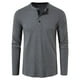 thumbnail image 2 of pstuiky Camisas de manga larga de invierno para hombre, Camisa informal de manga larga con cuello alto y botones de invierno para hombre tops de invierno para hombre m, 2 of 6