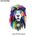 thumbnail image 3 of ZOTOONE - Transferencias para planchar en la ropa, parches de animales coloridos, parche de león de dibujos animados para niños, pegatinas térmicas para planchar, apliques DIY D, 3 of 5