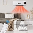 thumbnail image 4 of Calentador Montado en la Pared, Viento frío y Cálido, Función de Sincronización de Bajo Ruido, Ventilador Califactor 2 en 1 Con Control Remoto para Hogar, 4 of 7