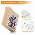 thumbnail image 5 of Yayeee Napkin Holder for Table Set of 2 Kitchen Paper Tissue Organization, Musical Pattern, 5 of 8