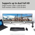 thumbnail image 3 of Estación de acoplamiento Kensington USB 3.0 de doble pantalla K33972US, 3 of 5