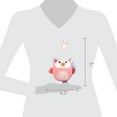 thumbnail image 6 of Spark Create Imagine Travel Chime, Pink Owl Plush Toy, 6 of 6