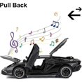 thumbnail image 4 of Toy Car Lambo Sian FKP3 Metal Model Car with Lights and SoundBack Toy Car for Boys 3+ (Black), 4 of 5