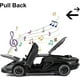 thumbnail image 4 of Toy Car Lambo Sian FKP3 Metal Model Car with Lights and SoundBack Toy Car for Boys 3+ (Black), 4 of 5