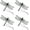 4pcs, variant on Artificial Dragonfly Hat Clip,Dragon Fly Clips Repelling Supplies for Bugs,Realistic Simulated Dragonfly Keychain Attach to Backpack Hat for Indoor Yard Garden Plant Decor (20pcs)