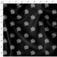 thumbnail image 4 of Soimoi Silk Fabric Leaves Block Print Fabric by Yard 42 Inch Wide, 4 of 5