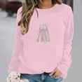 thumbnail image 2 of Jsaierl Womens Halloween Sweatshirts Cute Graphic Pullovers Stretch Going Out Crewneck Long Sleeve Sweater Tops Halloween Clothes, Sizes S-2XL, 2 of 7