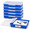 Blue-13x10, variant on Macaron 13x10 Plastic Stackable Storage Bins with Latching Lids, Letter Size