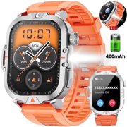 Haulvean 2025 New 2.01-inch Smart Watch for Men, with Answer/Make Calls/100 Sports Modes, Fitness Tracker Watch, Suitable for Android and Iphone Devices