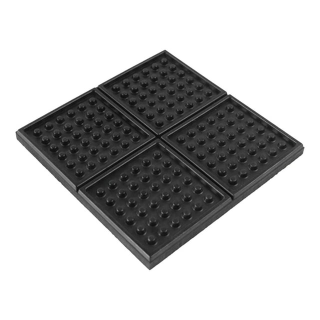 Tapis de Course Tapis de Course Coussin Multifonction en Caoutchouc Équipement d'Exercice Tapis Coussin de Tapis pour Vélo d'Exercice Bancs de Poids 20cmx20cmx1.5cm