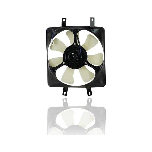 Engine Cooling Fan Assembly - Cooling Direct Compatible/Replacement for '94-94 Hyundai Excel 4Cy/1.5L - Right Hand - Passenger - 7 Blade - 9773737100