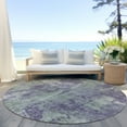 thumbnail image 6 of Addison Rugs Chantille Indoor/Outdoor Transitional Modern Purple Washable Round Rug, 8' x 8', 6 of 6