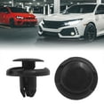 thumbnail image 2 of Unique Bargains 100 Pcs Black Plastic Rivet Push Pin Type Trim Fastener Clips 8mm for Car, 2 of 2