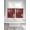 Red, variant on Blue Flowers Bathroom Window Curtain, Spring Floral Botanical Modern Art Light Filtering Coffee Kitchen Curtains, Bedroom Living Room Curtains 2 Panel 84"x54"