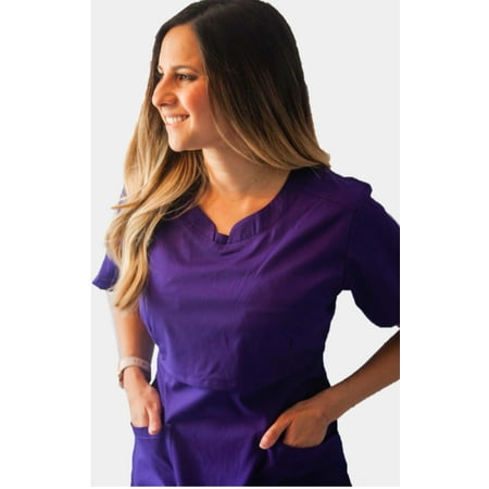 

Pumping Friendly Scrub Top- Patent No: US D897 069 S