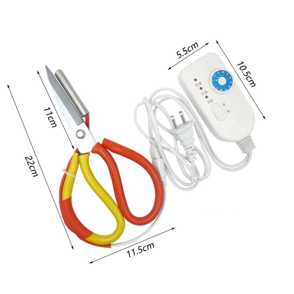 Sinyiin Multifuntional Electric Heating Scissors Fabric Cutting Scissors for Fabric