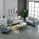 thumbnail image 2 of Arm Living Room Sofa Luxury Modern Italian Home U Cushions Shape Fabric Sofas Fabric Sets Minimalist Lazy Divano Household Items My Lux Decor Round, 2 of 24