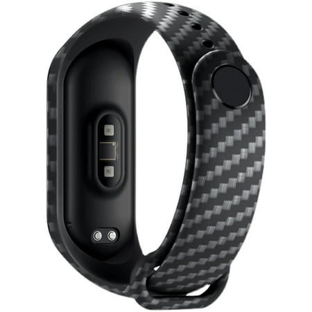 Carbon fiber Strap for Xiaomi Mi Band 6 bracelet Sport silicone watch wristband Miband band6 band4 for Xiaomi mi band 3 4 5