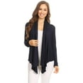 thumbnail image 4 of Women's Casual Long Sleeve Open Front Cardigan Solid Color Loose Fit Layer, 4 of 4