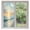Blue, variant on Ocean Sunrise Coastal Window Privacy Film, Summer Beach Abstract Art Static Cling UV Sun Blocking Heat Control Window Tint Day and Night, Non-Adhesive One Way Windows Privacy Cover 23.6''x59''