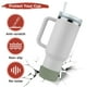 thumbnail image 4 of Uxcell Funda de Botella de Agua de Silicona [1PCS] - Funda Protectora Antideslizante para Proteger Botellas de Agua de Rasguños - [Verde Aguacate - 2.95 IN], 4 of 7