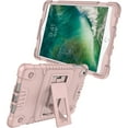thumbnail image 4 of Feishell for iPad Pro 11 Case 2018 with Pencil Holder, Shockproof Rugged Kids Child Proof Rubber EVA Bumper Heavy Duty Case with Kickstand Protective Cover for Apple iPad Pro 11", Rosegold, 4 of 7