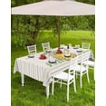 thumbnail image 2 of Outdoor Tablecloth with Umbrella Hole and Zipper Sunflower Rectangle Outdoor Tablecloths 60x120 Waterproof Outside Table Cloths Floral Patio Table Cloth Cover for Outdoor Tables Picnic BBQS Garden, 2 of 5